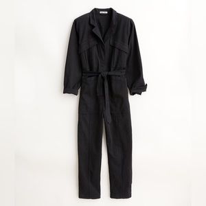 Alex Mill Expedition Jumpsuit Black Washed Twill Small